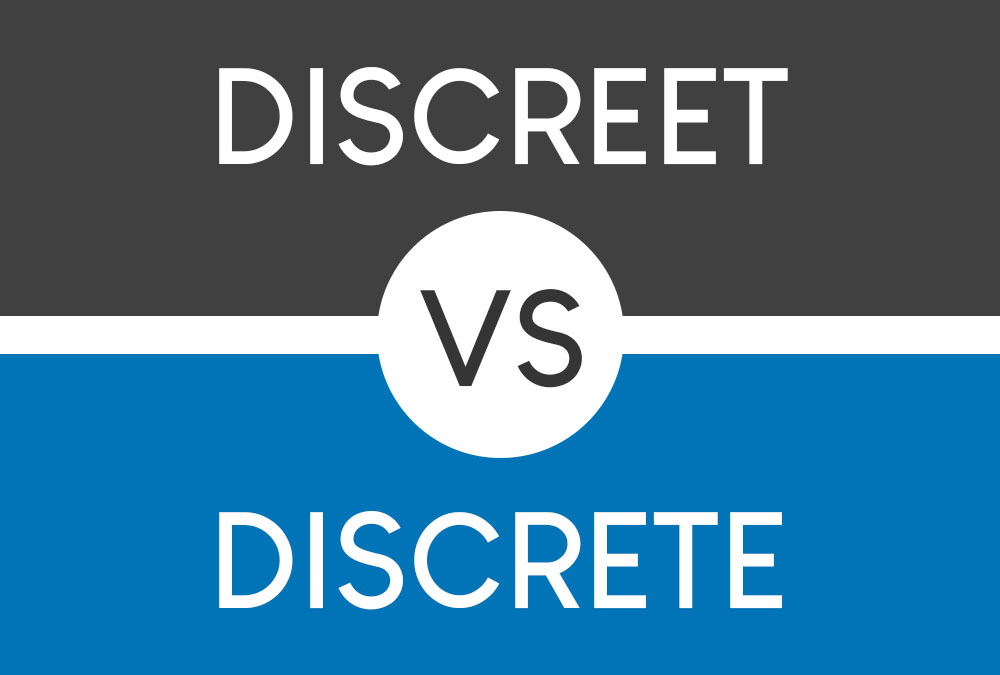 discreet vs discrete