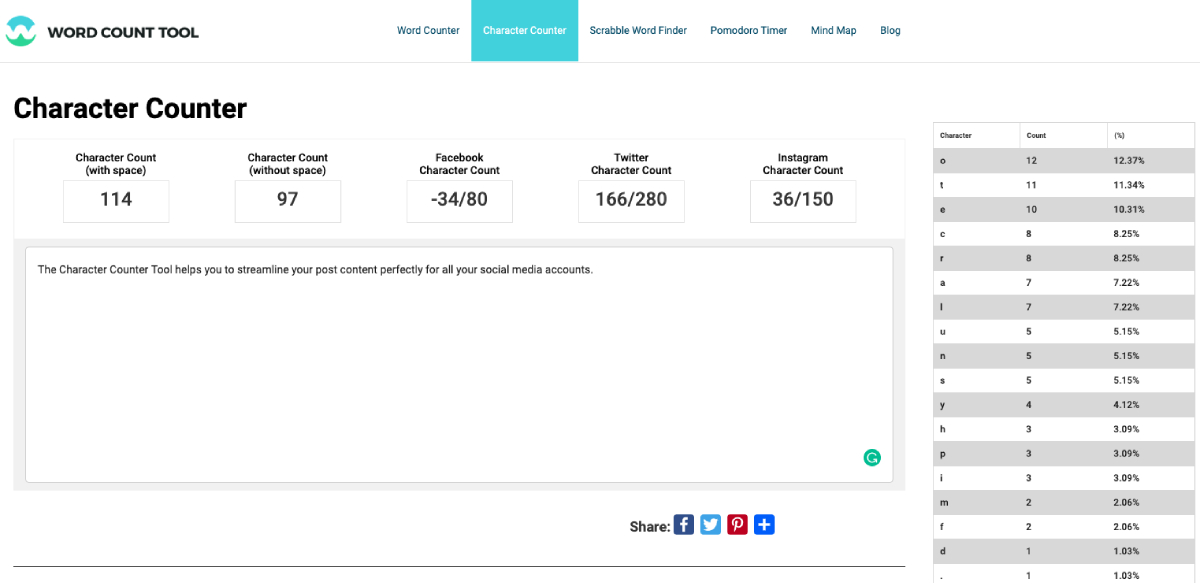 FREE Character Counter Online - Word Count Tool