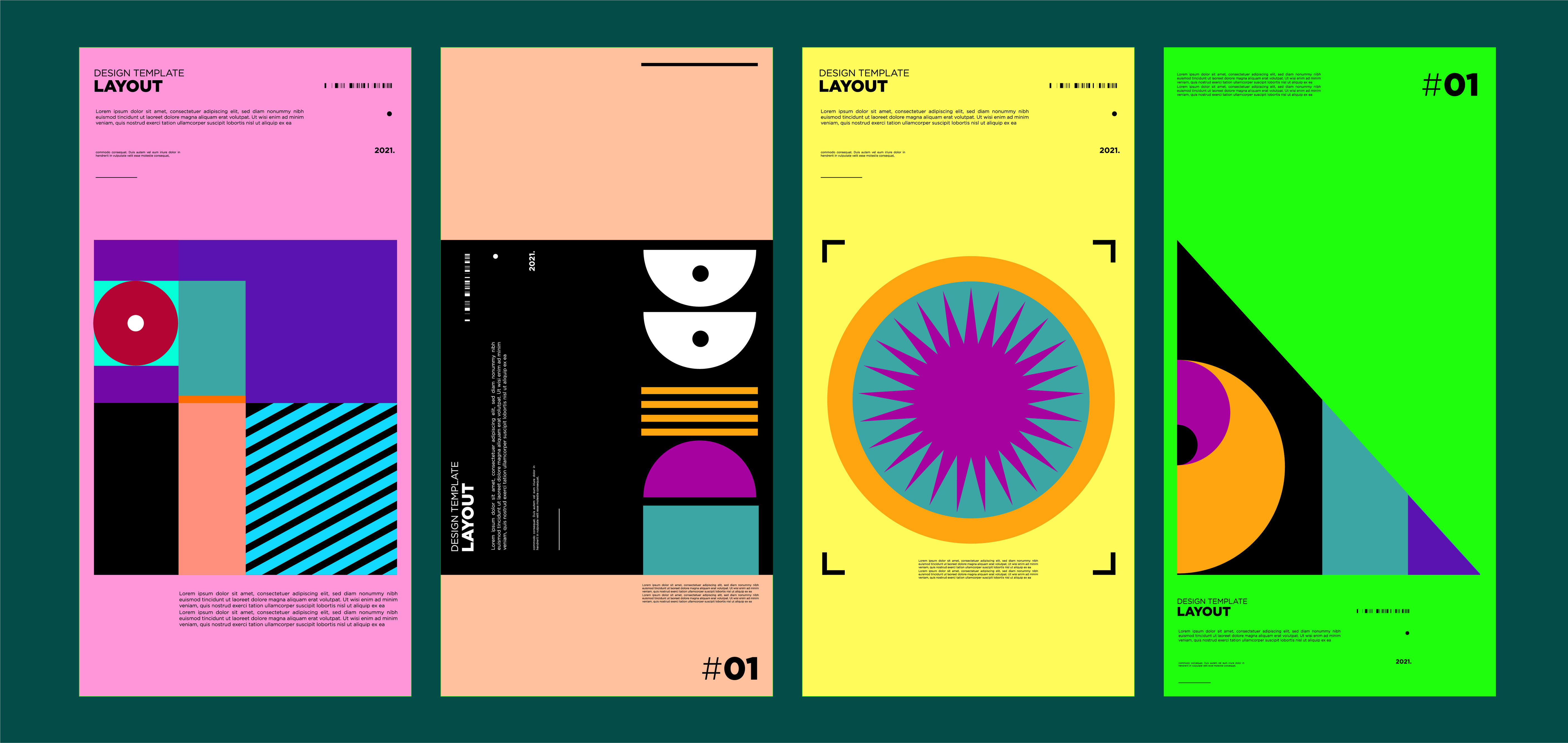 abstract poster designs
