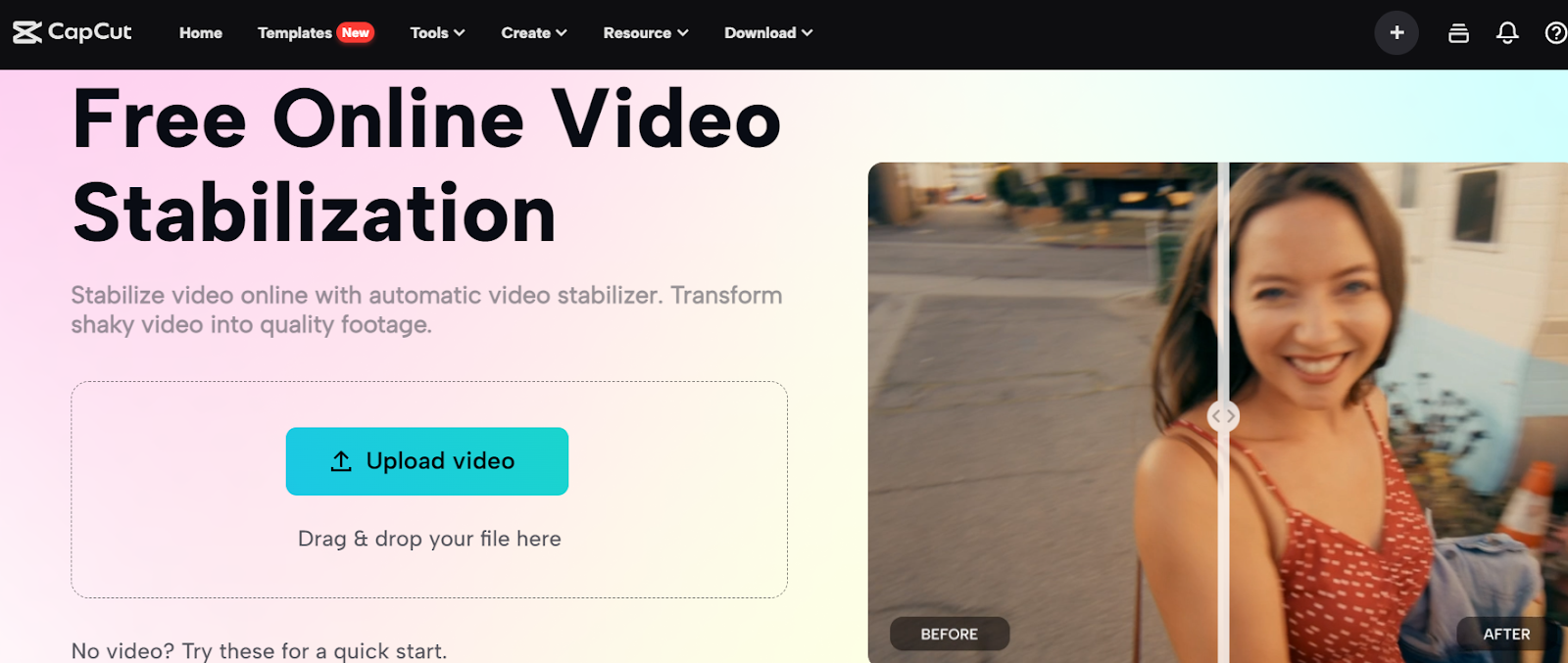 free online video stabilizer