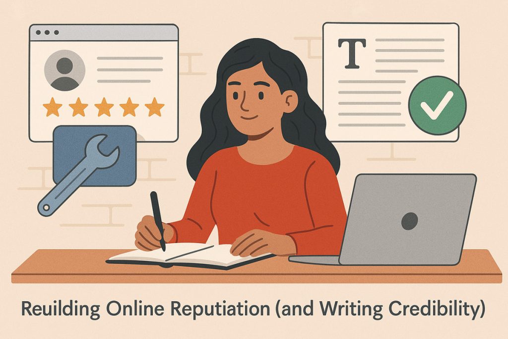 How to Rebuild Your Online Reputation (and Writing Credibility)