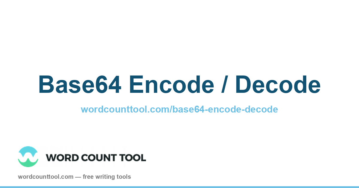 Base64 Encoder and Decoder | Encode Text or Decode Base64 Strings