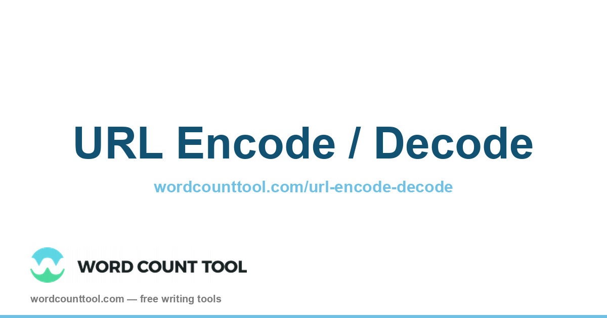 URL Encoder and Decoder | Percent-Encode and Decode URL Strings