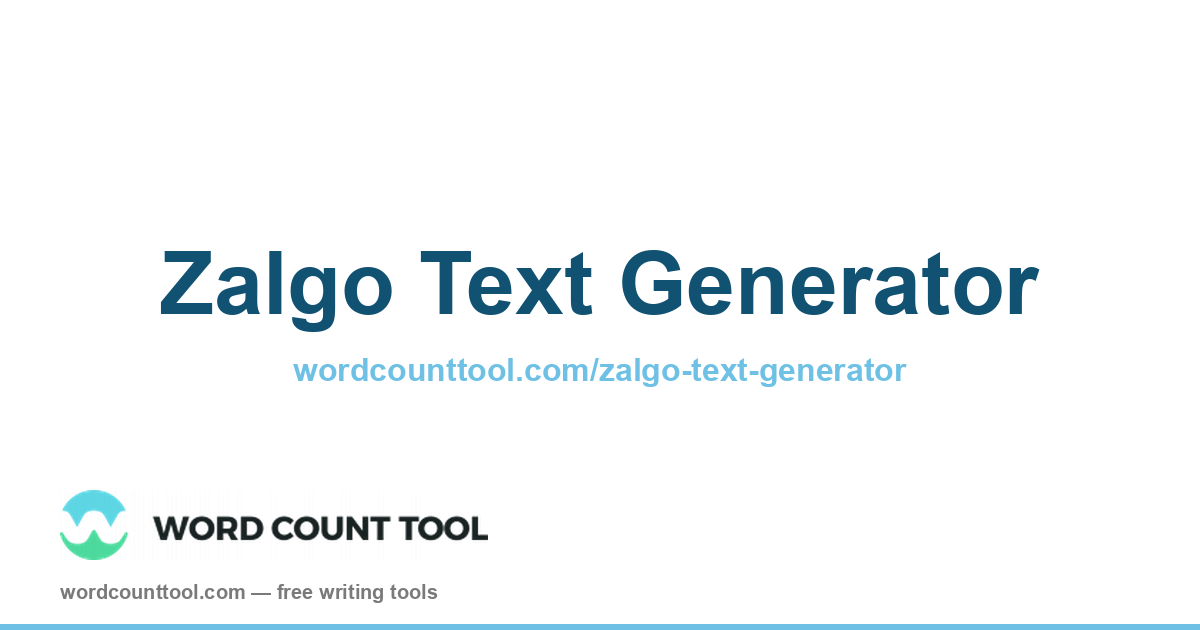 Zalgo Text Generator | Glitch / Cursed Text (h̛͝e̢͠l̕l̛͠o̕)